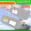 RedOrchard Driver & Passenger Side Sun Visor Both with Makeup