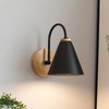 Corridor Wall Lamp Iron Lampshade Wall Mounted Curved Light for