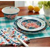 Pioneers Woman Keepsake Floral 12-Piece Stoneware Dinnerware Set