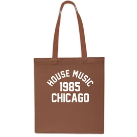 House Music 1985 Chicago Tote Shopping Gym Beach Bag 42cm x38cm, 10 litrest-Small-Chestnut