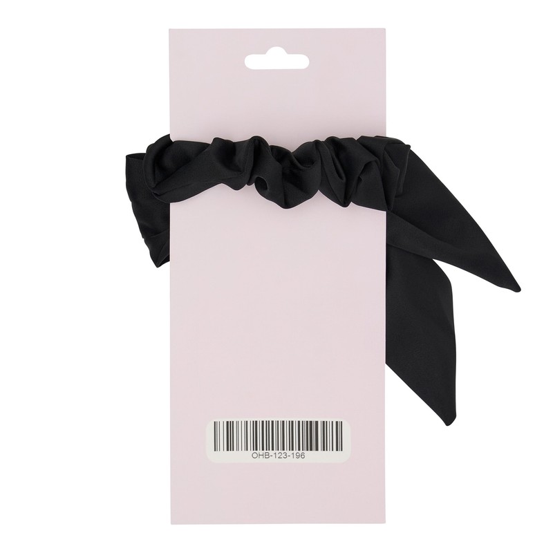 Oz Essentials Hair Bow Scrunchies - Black