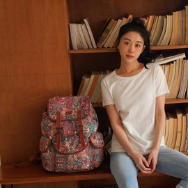 Large Women Laptop Backpack 15.6 inch Computer Backpack Travel Hiking Backpack With Free Toiletry bag CN-01 (HS)