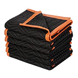 Large Moving Blankets 80 * 72in Heavy Duty Packing Blankets for Furniture Moving Shipping Wrapping Quilted Furniture Pads for Moving, Padded Mover Blankets 6pack