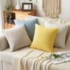MIULEE Pack of 2 Decorative Throw Pillow Covers Linen Burlap