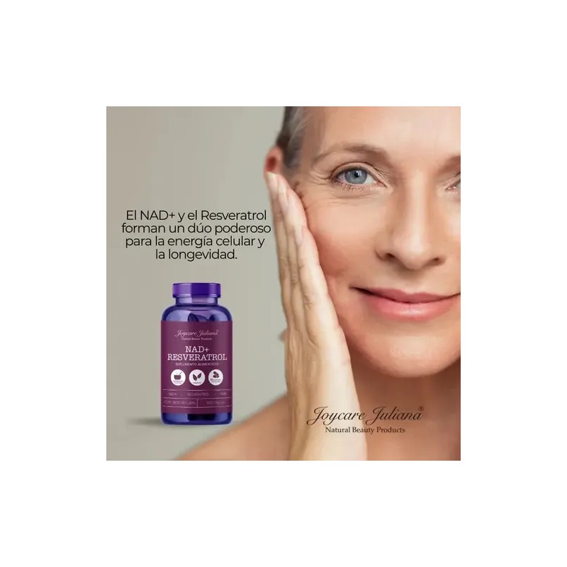 Nad Resveratrol Antioxidante Energía Celular 60 Caps