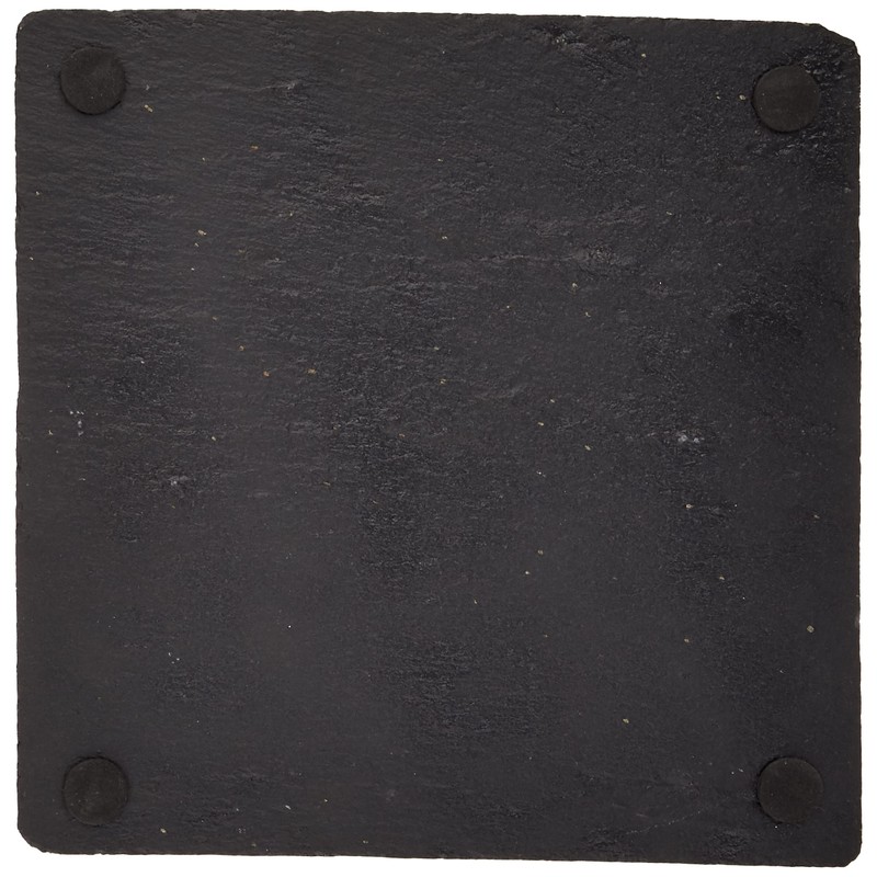 Slate Plate, 7.9 inches (20 cm), Square Plate, Natural Stone,