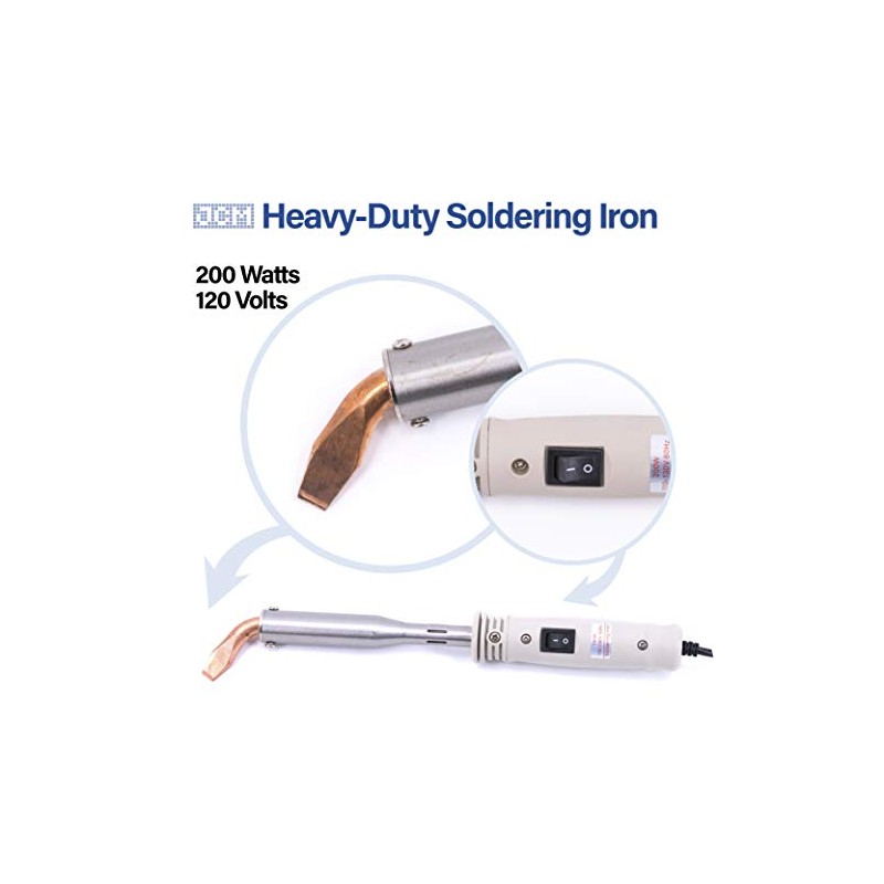 JCM 200W 110V Soldering Iron HEAVY DUTY Plastic Handle with