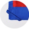Beach towel embroidered cot with pockets 70x190 cm ROSSO RED