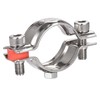 sourcing map Wall Ceiling Mount Pipe Supports, 304 Stainless Steel