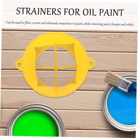 WHAMVOX 10 Pack Plastic Mesh Paint Strainer Reusable Filter for Oil Paints Water-Based