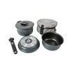 Bo-Camp Trekking Pots, Set of 5, Black