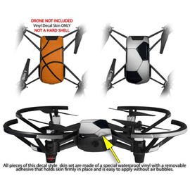 Skin Decal Wrap 2 Pack for DJI Ryze Tello Drone Basketball Drone NOT Included