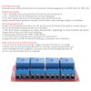 GERUI Pack of 2 4 Channel Relay Module 12 V