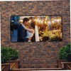 Gadpiparty Outdoor Portable Folding Projector Screen High Definition Projection Cloth