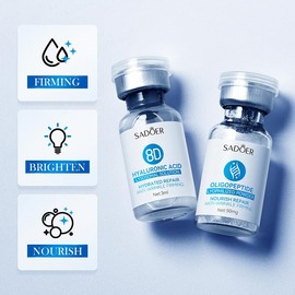 Hyaluronic Acid Anti-Wrinkle Freeze-Dried Powder Set, 8D Hyaluronic Acid, Reduces Wrinkles, Firms Skin