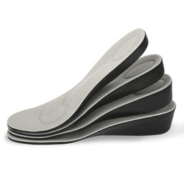 Boowhol 1 Pair Sports Increase Insole New Invisible Increase Insoles Breathable Men and Women