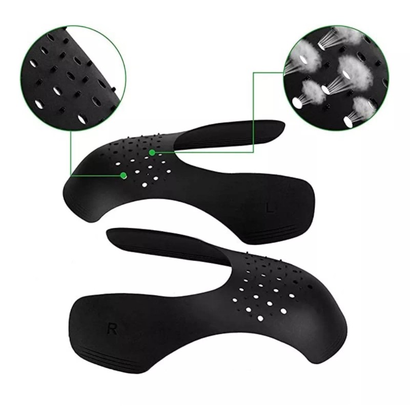 Veraly 2 Pares Protector De Tenis Antiarrugas Shield Sneaker 4pz