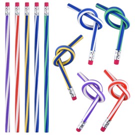 FEPITO 30 Pcs Soft Flexible Bendy Pencils Party Bag Fillers, Stationary Equipment, Birthday Party Bag Favours