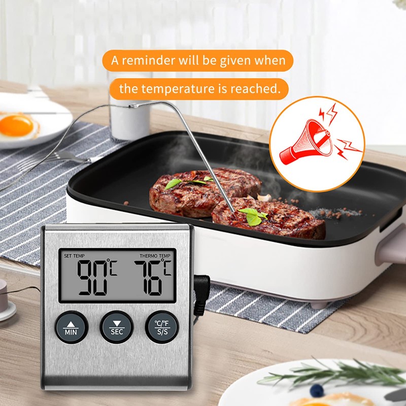 Meat Thermometer Digital for Cooking Precise Oven Temperatures - Accurate