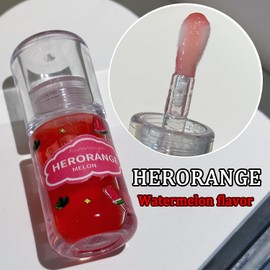 Brillo Labial Hidratante, Bálsamo Labial con Base Humectante, Fórmula de Otoño e Invierno, Sabores de durazno, sandía y uva, 3 Unidades