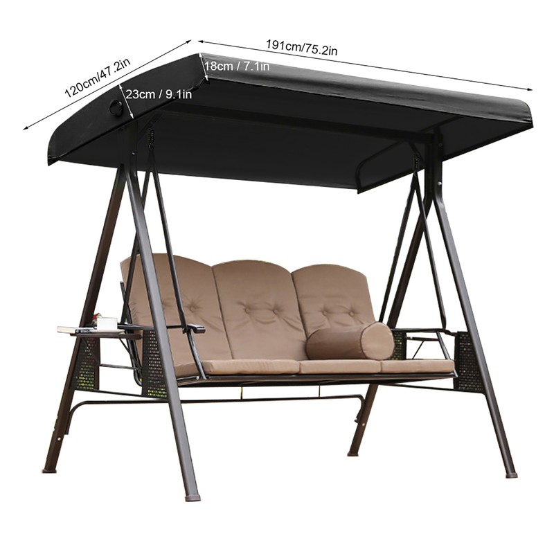 Waterproof Dust Proof Swing Canopy Cover Replacement Accessory for Outdoor