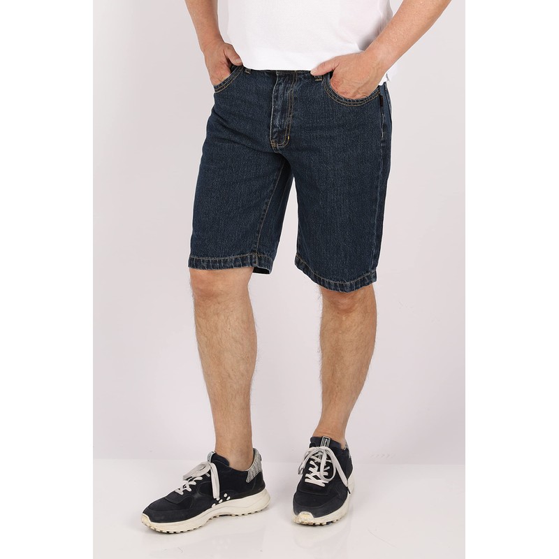 Schuerzenfabrik Men's Short Denim Shorts in 5-Pocket Design, Also as
