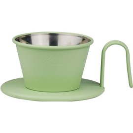 Carita #04166 Earth Series MORI Coffee Dripper Wave Series, Stainless Steel, For 1-2 People, Earth Series, Morita WDS-155, Made in Japan, Made in Japan