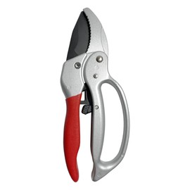 Ratchet Anvil Pruning Shears,Anvil Pruner For Gardening,Hand Pruners for Tree trimming,Carbon Steel Garden clippers, Garden Shear, Pruning Shear,Heavy Duty ratchet shears for Hardy branches,deadwoods