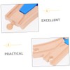BESPORTBLE 2Pcs Wooden Train Track Switch Connectors for Development Compatible