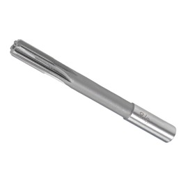 CoCud Chucking Reamer, 3/8 Cutting Diameter 6 Flutes H8, High Speed Steel Round Shank Reaming Drill Bit - (Applications: for Aluminum Iron Copper Plastic Wood)