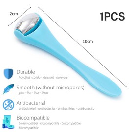SGERUFZ 2-in-1-Augenroller und Gesichtsroller Ice Roller Gegen Schwellungen Straffen die Poren Reduzieren Tränensäcke Muskelschmerzen Migränelinderung Gesichts- und Augenmassagegerät