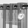 NICETOWN 45 Inch Sheer Curtains - Grommet Top Window Treatment