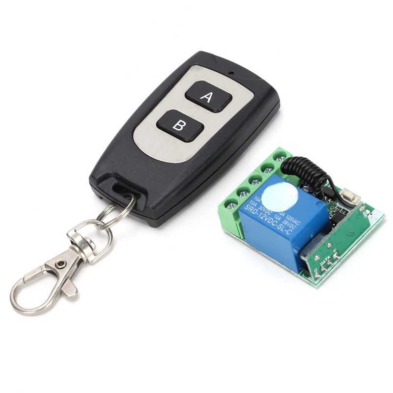 Wireless Remote Control Switch Transmitter Receiver SingleChannel Learning Wireless Control