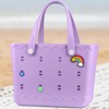 LiAYiD Rubber Beach Tote Bag Waterproof Tip-Proof Outdoor Tote Bag