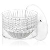 Peohud Coffee Filter Holder, Acrylic Coffee Pod Holder with Lid,