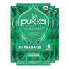 Pukka Three Mint Organic Herbal Tea Bags, After-Dinner Tea, Bags,