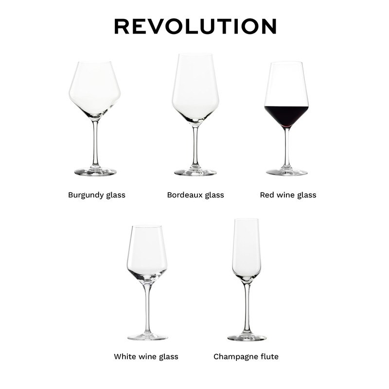 Stölzle Lausitz Red Wine Glasses Revolution Set of 6, 16