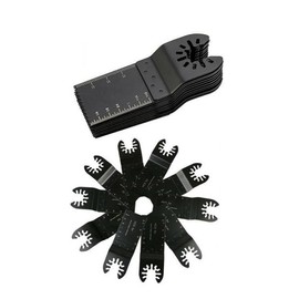 10pcs Wood/Metal Professional Oscillating Multi Tool Quick Release Saw Blades (10 Pack)