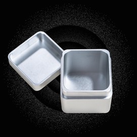Urnas pequeñas para cenizas humanas, recuerdo de cenizas humanas, mini urnas conmemorativas de cremación para cenizas para mujeres, urna fúnebre cuadrada decorativa (plata, 1.57 x 1.57 pulgadas)