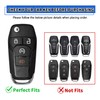 TOMALL 2 Pack for Ford Key Fob Cover Keychain, 4