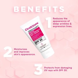 Age-Defying, Wrinkles Cicatricure Advanced SPF 30 Sunscreen Anti-Wrinkle Face Therapy Cream (1.5 oz)