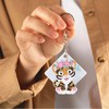 zalati Keychain Making Set 5pcs Cute 5D Diamond Painting Pattern