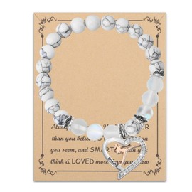 FUSTMW Boxing Necklace Bracelet Boxing Jewelry Gifts for Women Girls Boxing Gifts for Boxer Boxing Lover Gift Boxing Fan Gift, Copper, Cubic Zirconia