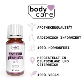 Coffea D6 Globules, the Power of Nature with Energy, Coffee is a Natural Remedy for Nerve Complaints, Agitation and Pain, Highest Quality from DE/AT