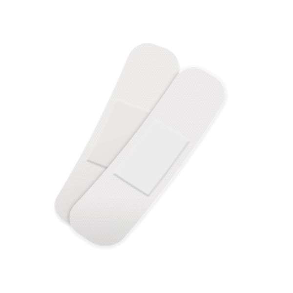 100 x Sensitive Hypoallergenic Durable Plasters 4 Assorted Sizes First