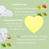 Cute Night Lights, Heart Shape Nursery Nightlight with Light Sensors,