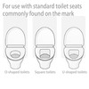 SZLYTYUN 100PCS Disposable Travel Plastic Toilet Seat Cushion Waterproof Portable