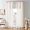 Softalker Beige Ruffle Tape Curtains, Short, Transparent Curtain, Scarf, 240