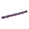 Miyabi MFC-RA-WPL Front Curtain, Rose Pattern, Lace Front Curtain, L