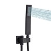 ZGZJWZ Handheld Shower Head，High Pressure Black Shower Head,Water Saving Detachable